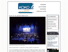 Tablet Screenshot of kolbotnkonsertorkester.no